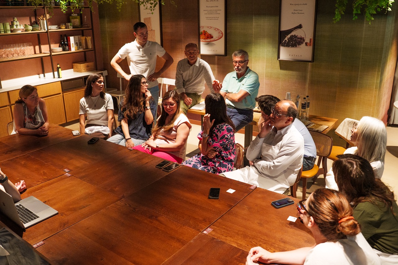Il Team di MyTwinCommunication riunito per la prima volta da Eataly a Milano.